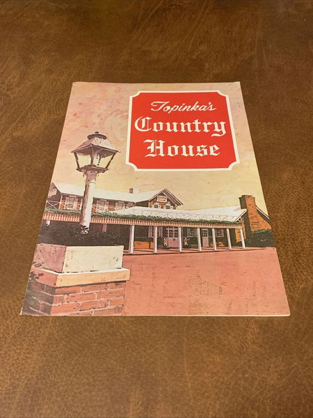 Topinkas Country House - Menu (newer photo)